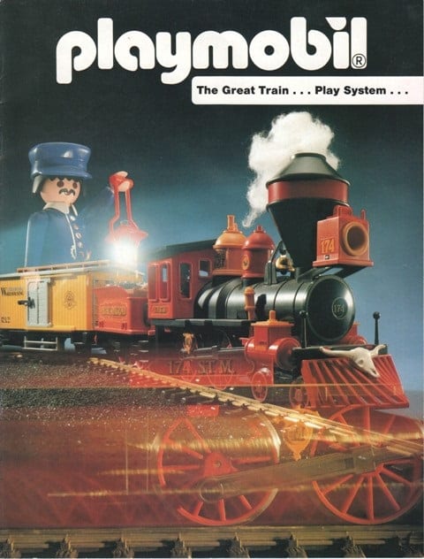 Large Western Train Set - Playmobil Trains 4033