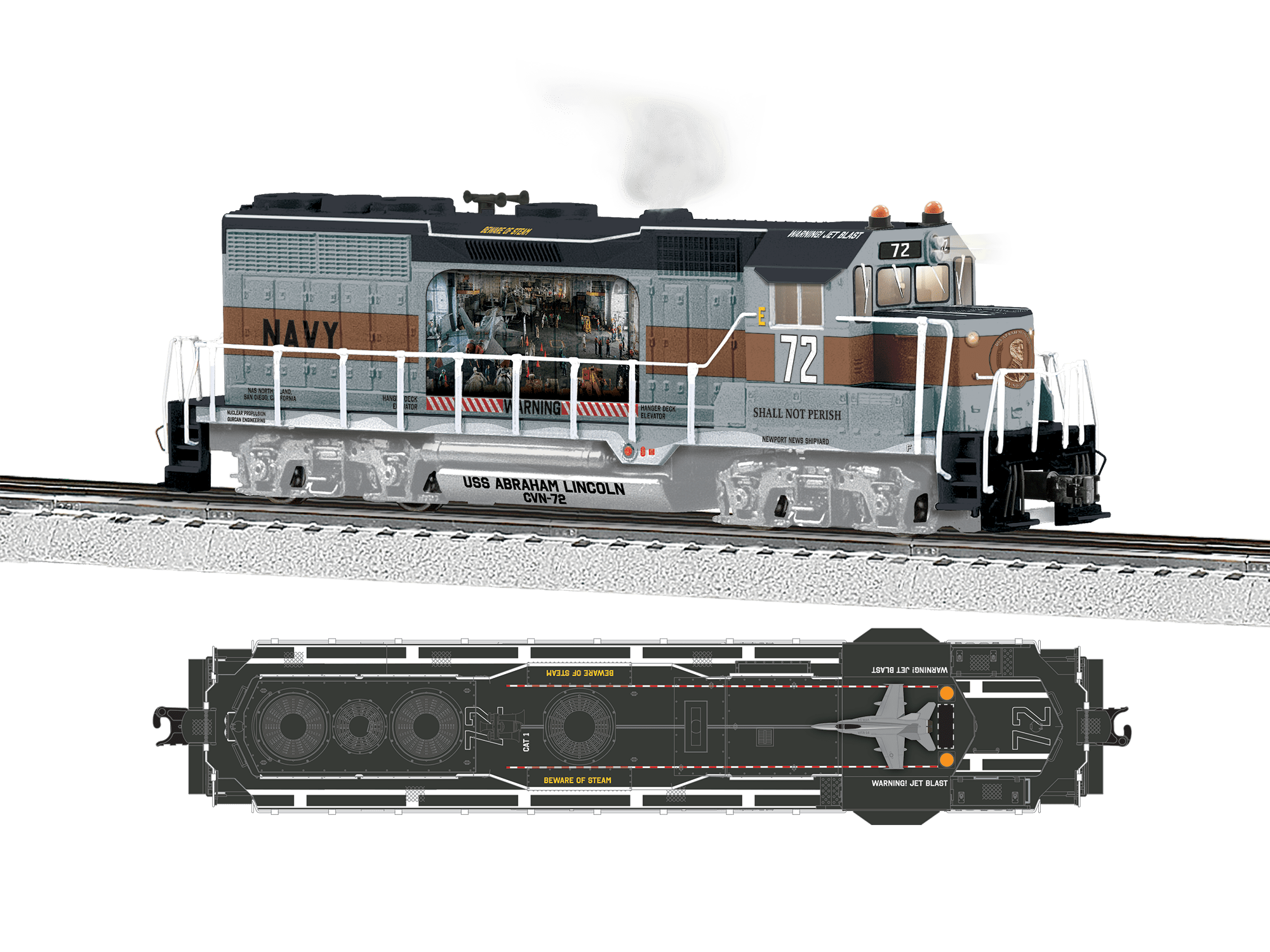 海外切手コレクション　25 Trains 汽車25 InStock TCA Abraham Lincoln LEGACY GP35 - Train Collectors Association